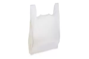 Пакет-майка 27x49 см для упаковки, белый