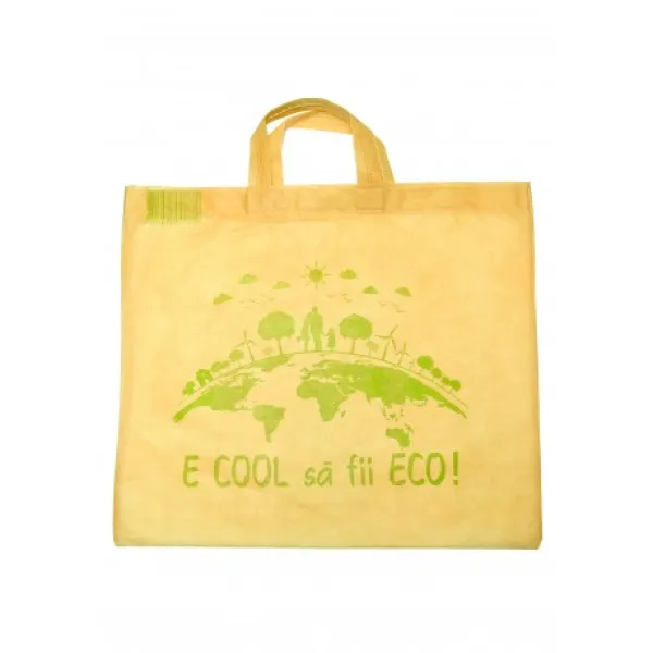 Текстильная сумка 43×37 см, «e cool să fii eco»