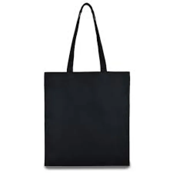 Текстильная сумка 34×36 см, чёрная