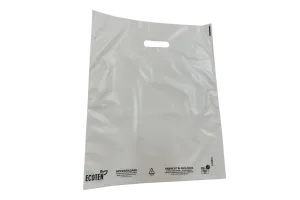 Биоразлагаемый пакет с вырубной ручкой 37×49 см