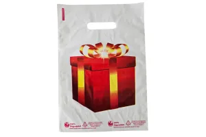 Биоразлагаемый пакет 24×35 см, Подарок