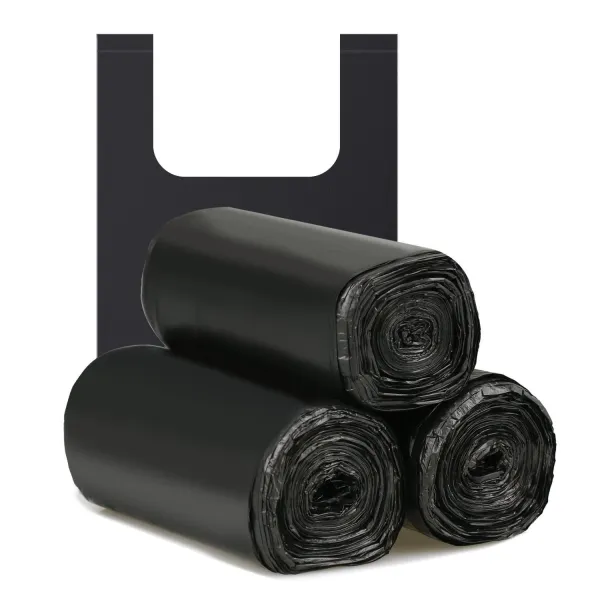Мешки с ручками для мусора 40 л, чёрные, премиум, 20 штук в рулоне