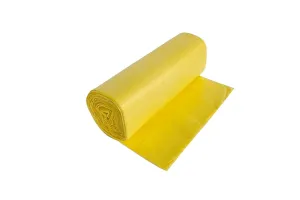 Мешки для мусора 35 л, жёлтые, прочные, 30 штук в рулоне