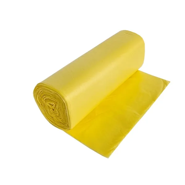 Мешки для мусора 35 л, жёлтые, прочные, 30 штук в рулоне