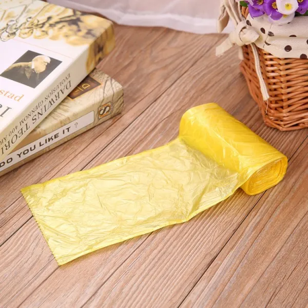 Saci de gunoi 35 L galbene, Rezistente, 30 pungi/rulou