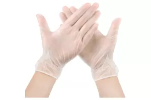 Виниловые перчатки, размер L, 100 шт.