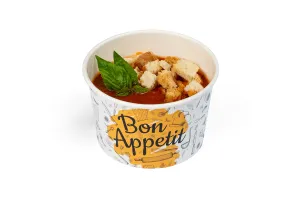 Картонный контейнер 473 мл (16 OZ), Bon Appetit