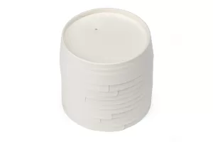 Capac alb din hartie, pentru pahare 330 si 250 ml