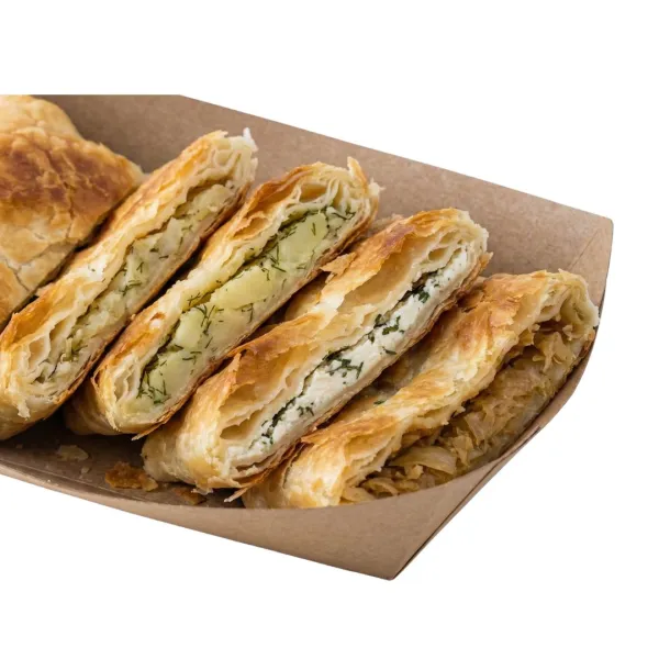 Тарелка крафтовая "лодочка", для фастфуда, 135x85x50 mm