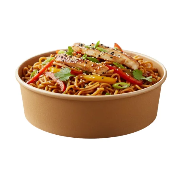 Салатница, 1050 мл, крафтовая, внутр/внеш