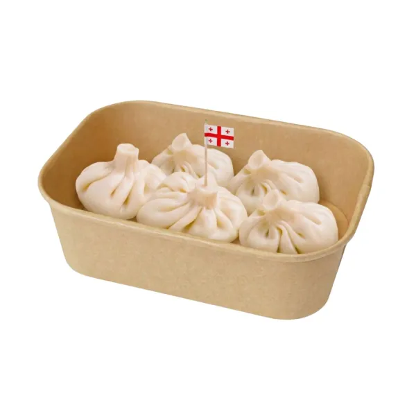 Bol dreptunghiular 500 ml, 170x120x45 mm, kraft