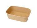 Bol dreptunghiular 750 ml, 170x120x55 mm, kraft