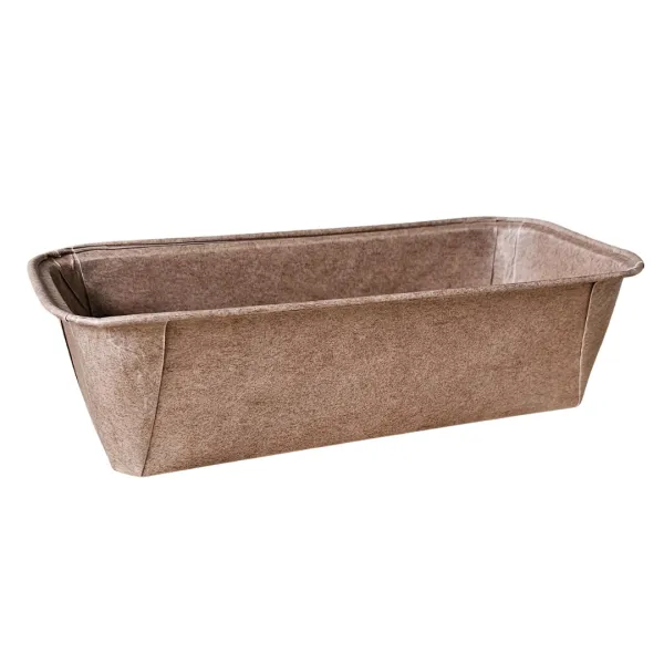 Бумажные формы для выпечки, коричневые, 199×73×62 мм