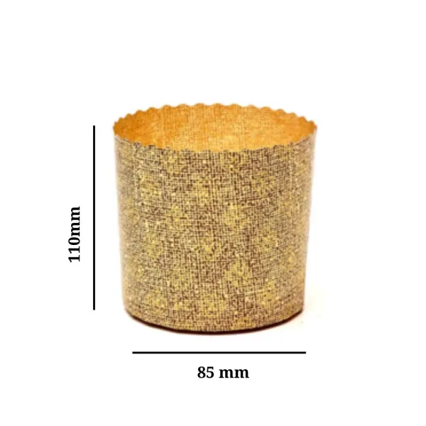 Бумажная форма для панеттоне, 110×85H мм, 300 г