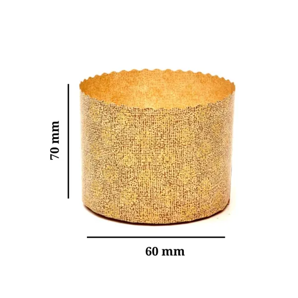Бумажная форма для панеттоне, 90×90H мм, 200 г