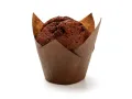 Формы бумажные коричневые формы для маффинов (кексов) типа «Тюльпан», 160x50 мм