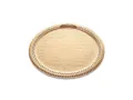 Круглая картонная подложка золотая, ажурная, 250 мм