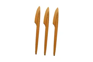 Набор деревянных биоразлагаемых ножей, 50 шт/уп