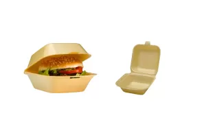Container bej patrat, 150x150x70 mm, HB-6