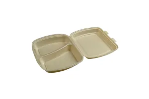 Бежевый контейнер с 2 отделениями, XPS, MB-2