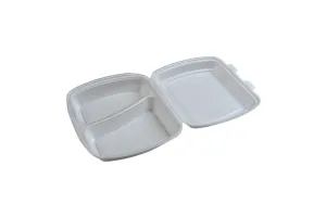 Белый контейнер с 2 отделениями, 240×210×70 мм, MB-2