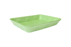 Лоток зелёный для мяса, 235x185x40 мм, PT 222