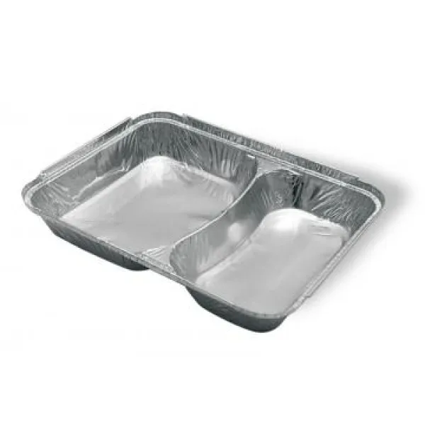 Caserole aluminiu cu 2 compartimente, S-680L