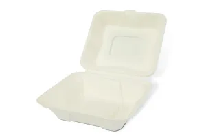 Одноразовый биоразлагаемый контейнер 187×160×75 мм, WFHB 9