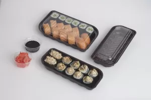 Caserola pentu sushi cu baza neagra, IT-130H