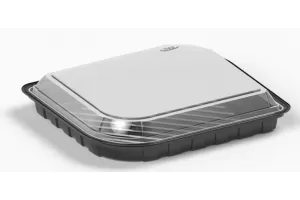 Упаковка для суши с чёрным дном, IT-132H