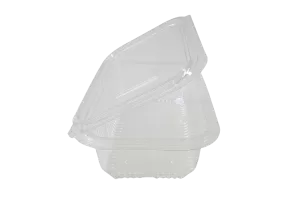 Прозрачный контейнер с плоской крышкой, 1000 мл