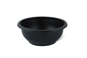 Чёрная салатаная миска для доставки 500 мл, RB-500