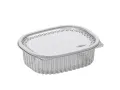 Ambalaj oval pentru salate, 500 ml, 160x133x48H mm