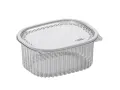 Ambalaj oval pentru salate, 750 ml, 160x133x67H mm