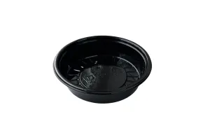 Чёрная соусница 50 мл, 75х20 мм, без крышки