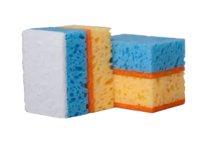 Губки для мытья посуды с порами, 5 шт., Vivat