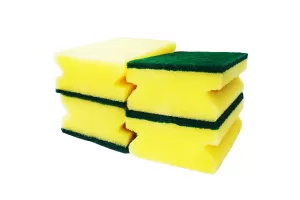 Большие губки для мытья посуды, 4 шт.