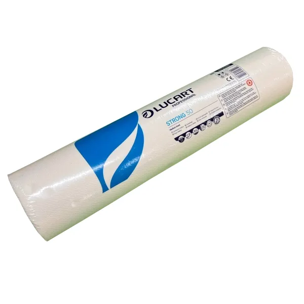 Cearsaf de unica folosinta de hartie, 50 cm x 50 m, 2 straturi