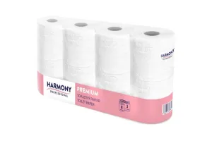 Туалетная бумага Premium, целлюлоза, 2 слоя, 24 м, Harmony Prof