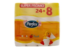Туалетная бумага Perfex 24+8, 3 слоя, 32 шт