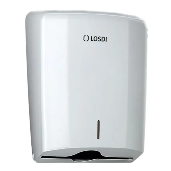 Диспенсер для бумажных полотенец, белый, ABS