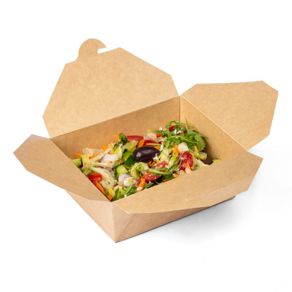 Крафтовая коробка M для fast-food, артикул 60142