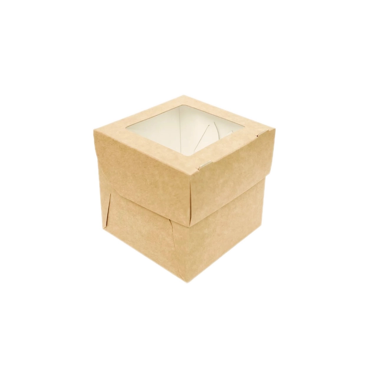 Cutie pentru 1 muffin cu ferestruica, 100x100x100 mm