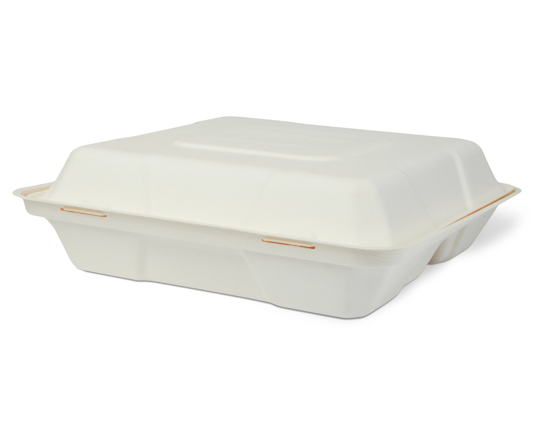 Caserola biodegradabila, cu 3 compartimente, 245x245x75 mm, WFBMB 3